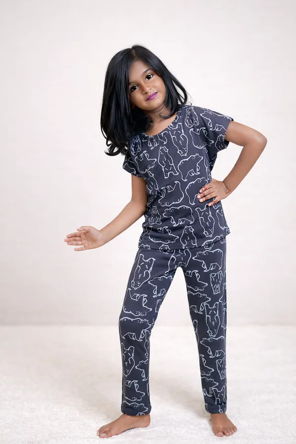 Steel_Grey_Bear_Print_Skin_Friendly_Lyocell_Elastane_Stretch_Nightwear_Set