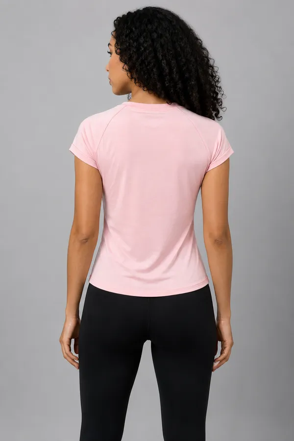 Pink_Lyocell_Elastane_active_wear_For_Women_-slim_fit
