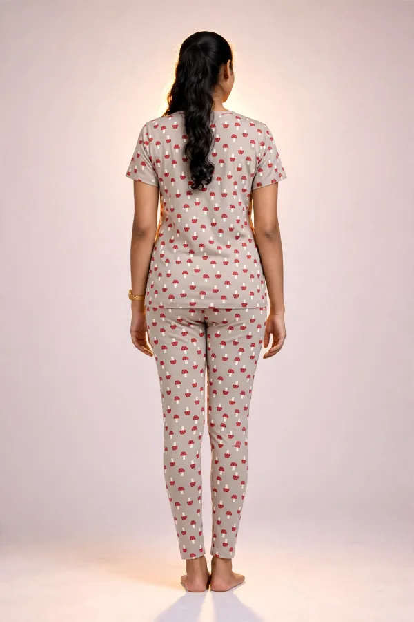 Mushroom_Print_Skin_Friendly_Lyocell_Elastane_Stretch_Lyocell_Lounge_Set