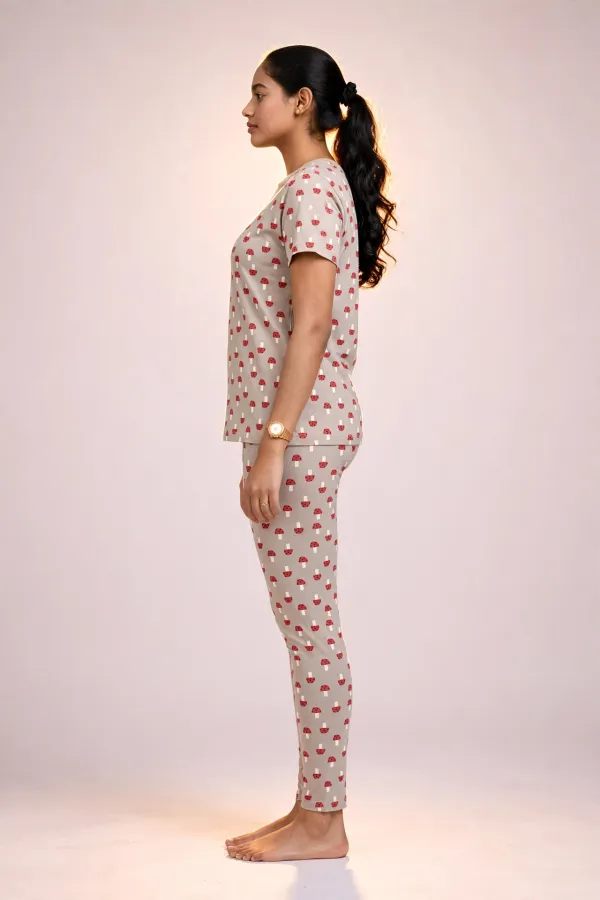 Mushroom_Print_Skin_Friendly_Lyocell_Elastane_Stretch_Lyocell_Lounge_Set