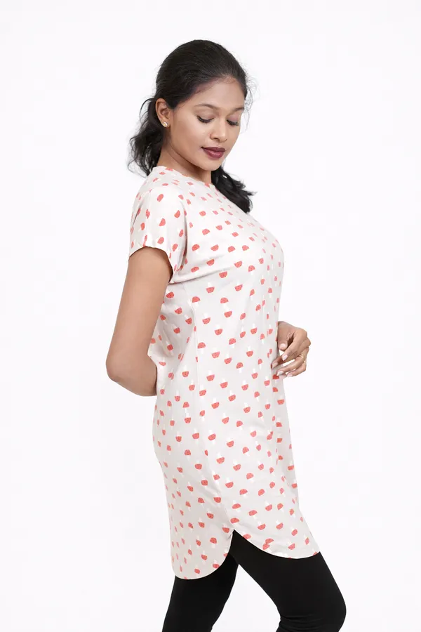 Mushroom_Print_Skin_Friendly_Lyocell_Elastane_Stretch_Nightwear_For_Women