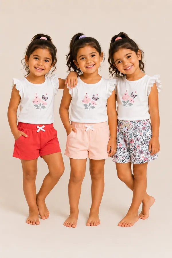 SUSTEY_Kids_Cotton_Premium_Shorts
