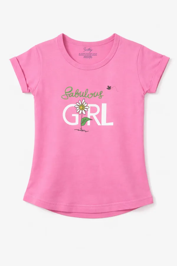 Pink_Cotton_Fabulous_Girl_Graphic_Print_T-Shirt_For_Girls