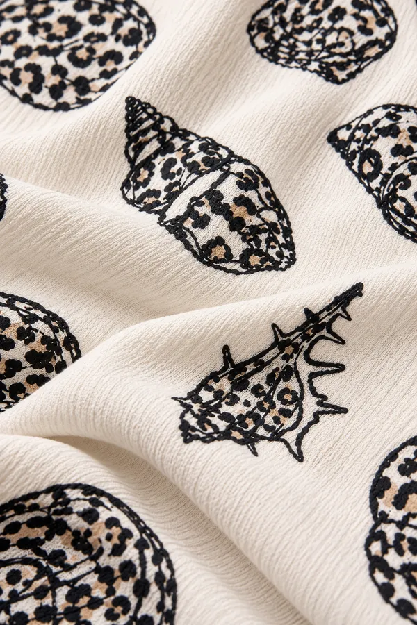 Half_White_Coral_Print_Short_SUPER_COMFY_Sleeve_Designer_Dress_For_Women