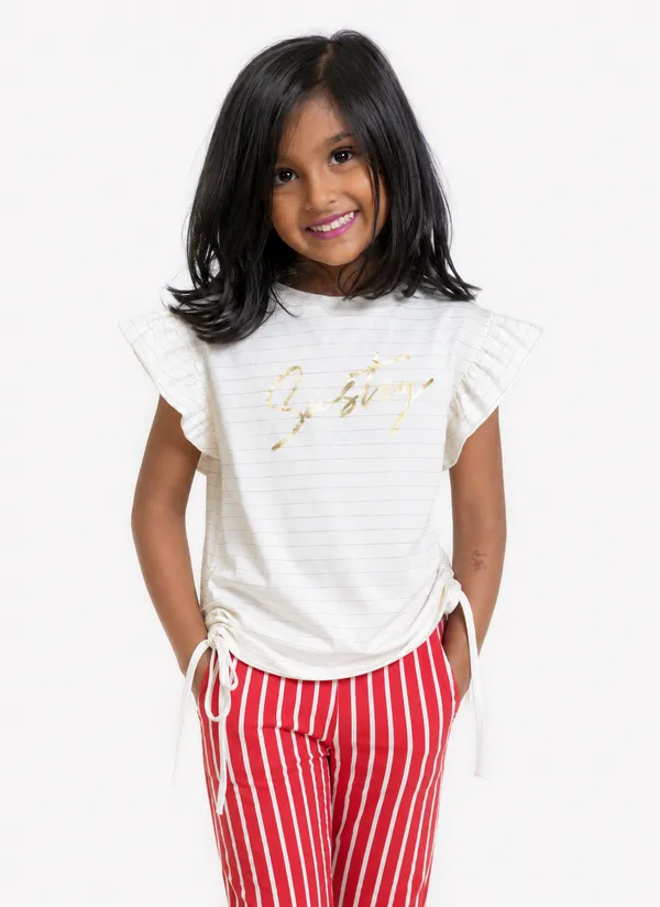 Sustey_Girls_Flutter_Sleeve_Side_Tie_Top_–_Cream_with_Gold_Stripes