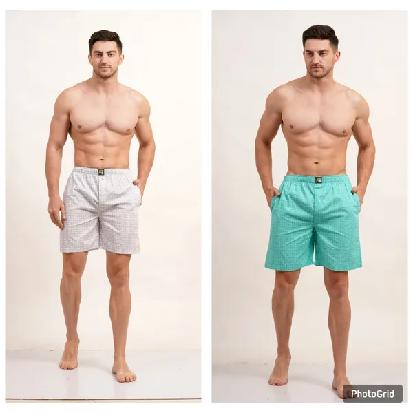 Pack_of_2_-_Grey_&_Green_Pure_Cotton_Printed_Boxer_For_Men