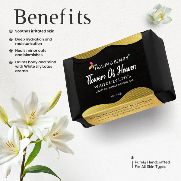 White_Lily_&_Lotus_Soap_-_Flowers_of_Heaven