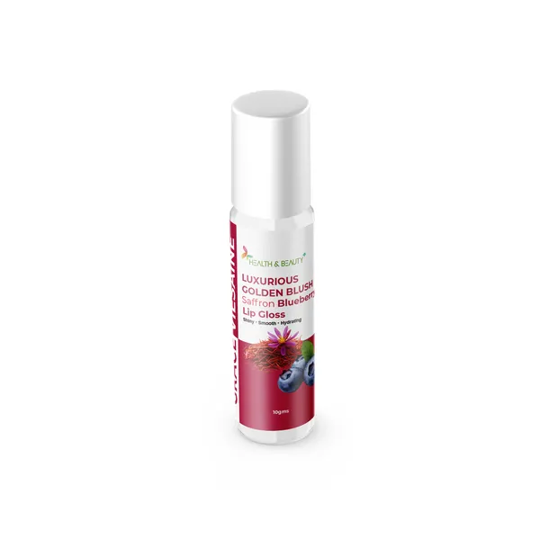 Luxurious_Golden_Blush_Saffron_Blueberry_Lip_Gloss