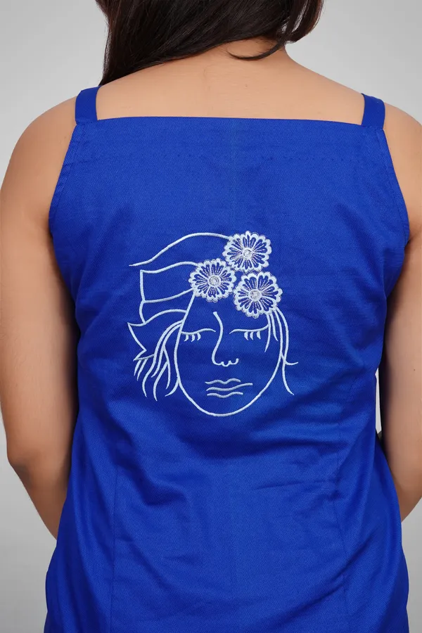 Royal_Blue_Cotton_Sleeveless_Co-Ord_Set_For_Women
