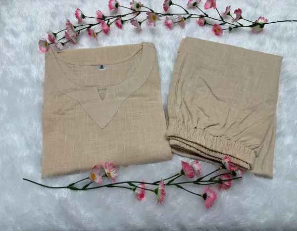 Beige_Cotton_Loose_Solid_Co_Ord_Set_For_Women