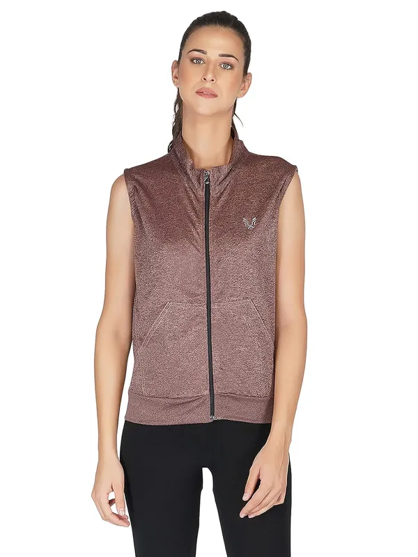 Port_Red_Sleeveless_Training_Sports_Gym_Jacket_For_Women_&_Girls