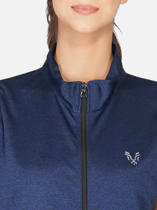 Navy_Sleeveless_Training_Sports_Gym_Jacket_For_Women_&_Girls