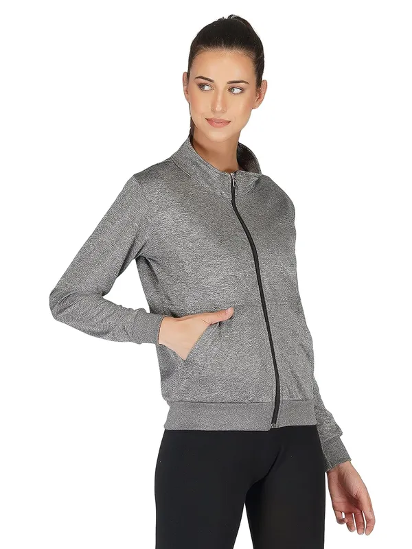 Grey_Sports_Gym_Training_Jacket_For_Women_&_Girls