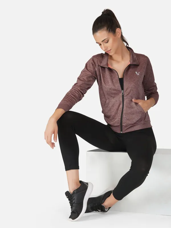 Port_Red_Sports_Gym_Training_Jacket_For_Women_&_Girls