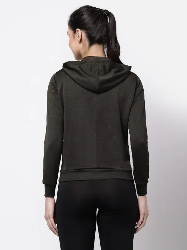 Military_Green_Hooded_Sports_Gym_Training_Jacket_For_Women_&_Girls