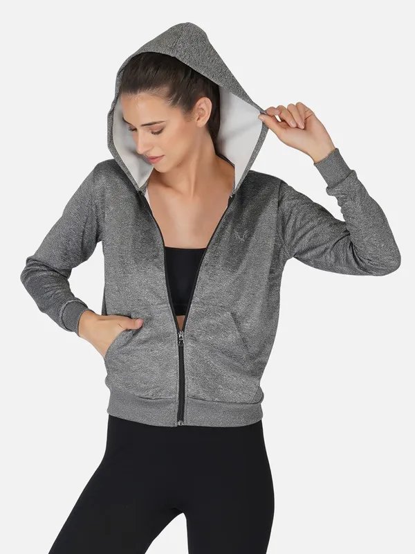 Grey_Hooded_Sports_Gym_Training_Jacket_For_Women_&_Girls