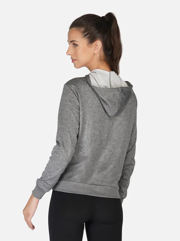 Grey_Hooded_Sports_Gym_Training_Jacket_For_Women_&_Girls