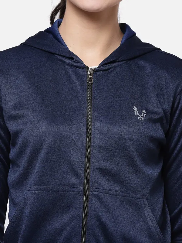Navy_Hooded_Sports_Gym_Training_Jacket_For_Women_&_Girls