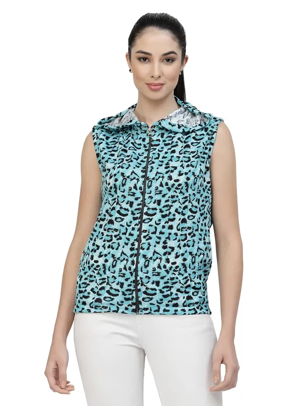 Aqua_Standard_Length_Polyester_Sleeveless_Hooded_Training_Sports_Gym_Jacket_For_Women_&_Girls