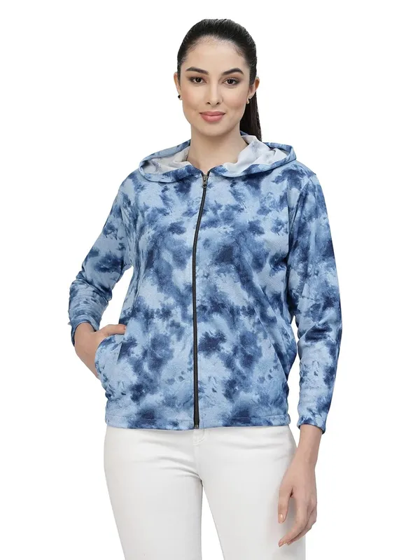 Blue_Standard_Length_Polyester_Hooded_Sports_Gym_Training_Jacket_For_Women_&_Girls