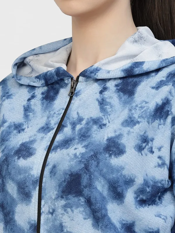 Blue_Standard_Length_Polyester_Hooded_Sports_Gym_Training_Jacket_For_Women_&_Girls
