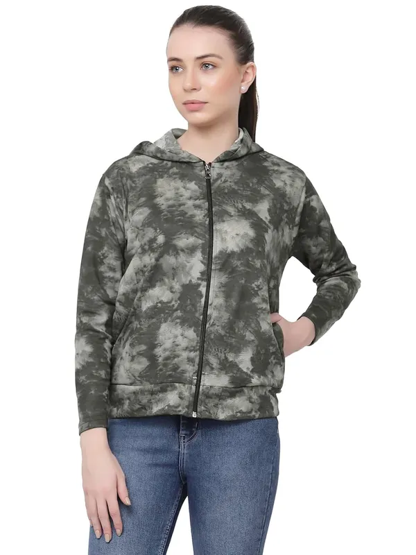 Green_Standard_Length_Polyester_Hooded_Sports_Gym_Training_Jacket_For_Women_&_Girls