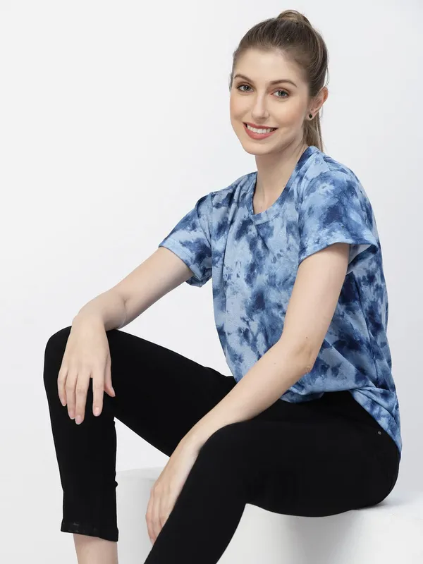 Blue_Regular_Fit_Printed_Half_Sleeves_Round_Neck_Gym_Sports_T-Shirt_For_Women_&_Girls