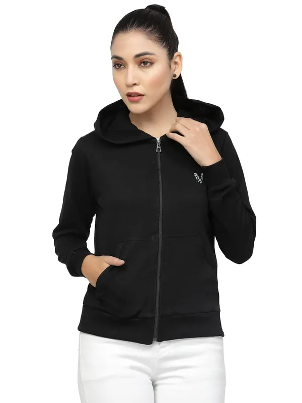 Black_Cotton_Sweatshirt_Hoodie_For_Women_&_Girls