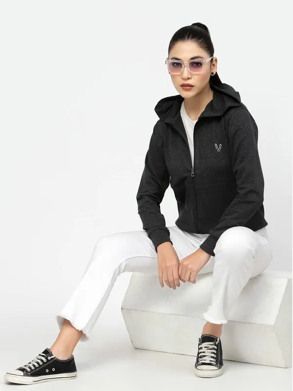Green_Cotton_Sweatshirt_Hoodie_For_Women_&_Girls