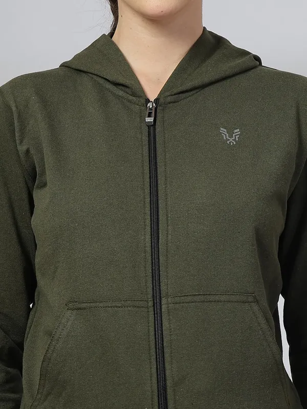 Green_Cotton_Sweatshirt_Hoodie_For_Women_&_Girls