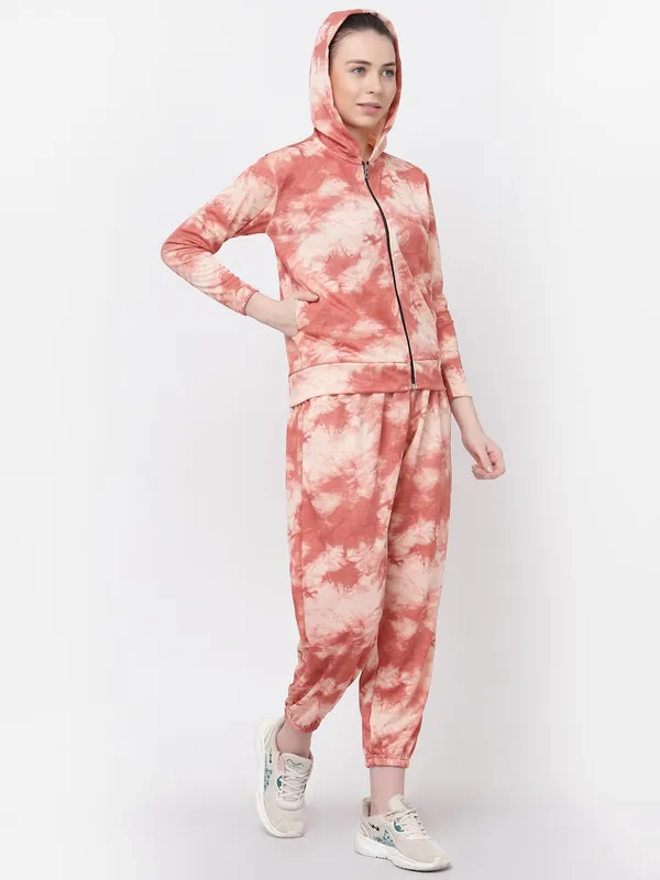 Peach_Printed_Hooded_Zipper_Full_Sleeves_Track_Suit_Co-Ord_Set_For_Women_&_Girls