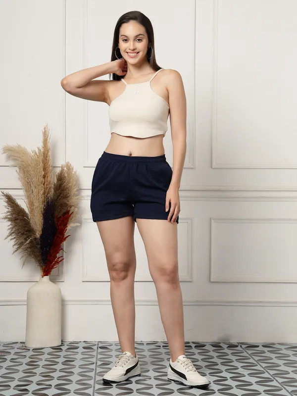Uzarus_Womens_Relax_Fit_Shorts_(Pack_of_2)_Effortless_Comfort_&_Style_in_Every_Step_._Elastic_Waist__Shorts_with_2_Side_Pockets__Relaxed_Fit_Shorts_for_Gym,_Running_&_Everyday_Comfort.