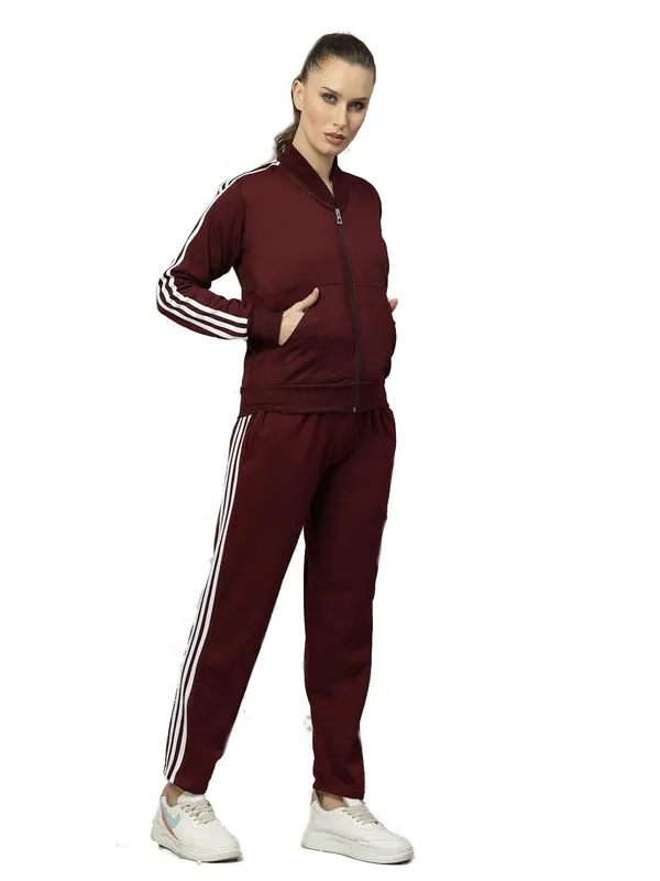 Wine_Fleece_Winter_Athletic_Gym_Running_Sports_Track_Suit_Co-Ord_Sets_For_Women_&_Girls