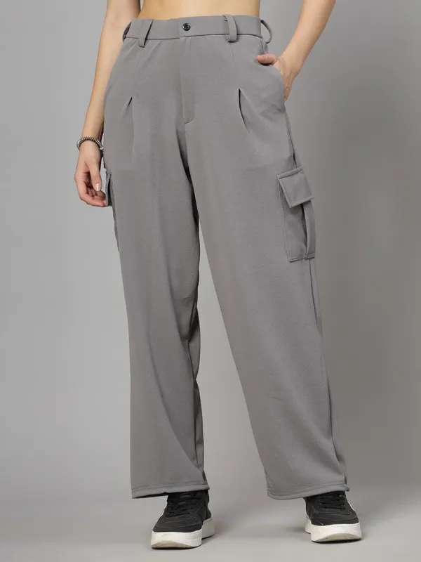 Stone_Relaxed_Fit_Cargo_Trouser_4_Pockets_Baggy_Pants_For_Women_&_Girls
