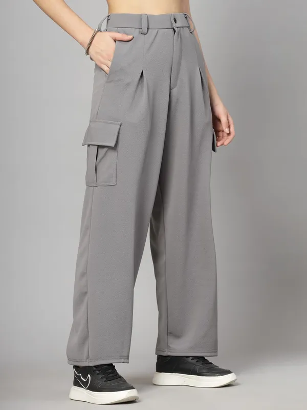 Stone_Relaxed_Fit_Cargo_Trouser_4_Pockets_Baggy_Pants_For_Women_&_Girls