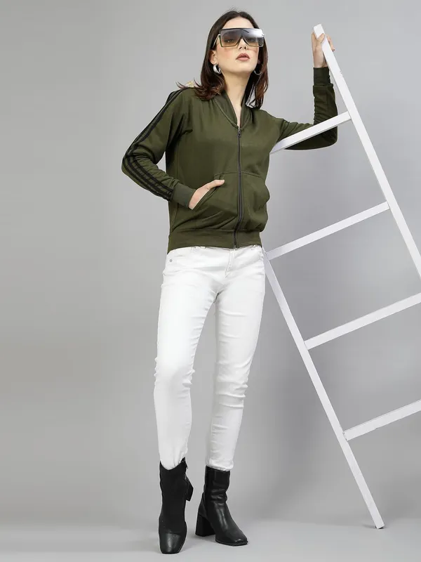 Green_Cotton_Full_Zipper_Fleece_Winter_Jacket_For_Women