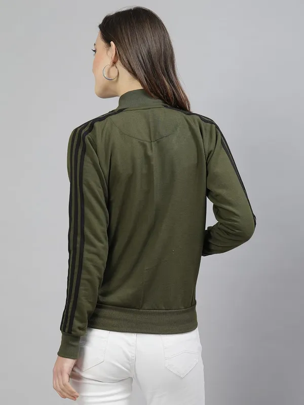 Green_Cotton_Full_Zipper_Fleece_Winter_Jacket_For_Women
