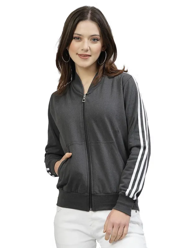 Grey_Cotton_Full_Zipper_Fleece_Winter_Jacket_For_Women