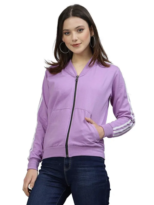 Purple_Cotton_Full_Zipper_Fleece_Winter_Jacket_For_Women