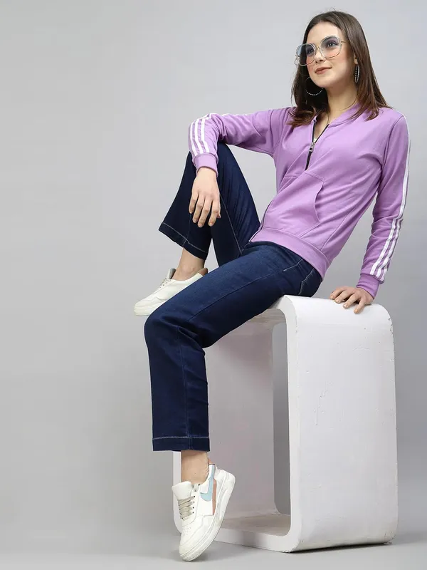 Purple_Cotton_Full_Zipper_Fleece_Winter_Jacket_For_Women