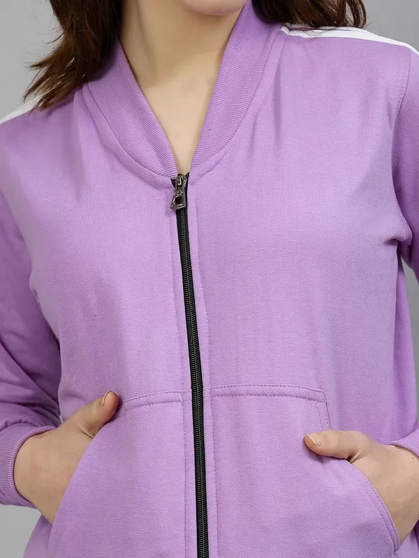 Purple_Cotton_Full_Zipper_Fleece_Winter_Jacket_For_Women