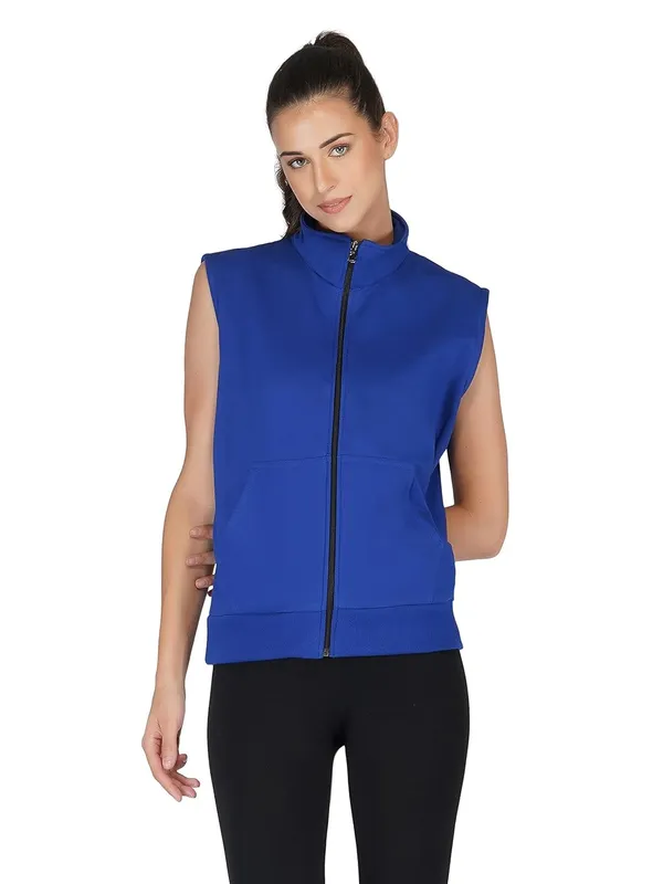 Royal_Half_Sleeves_Cotton_Fleece_Premium_Jacket_For_Women_&_Girls