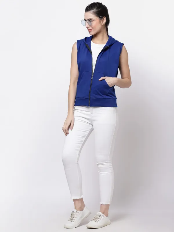 Royal_Half_Sleeves_Standard_Length_Cotton_Fleece_Premium_Jacket_With_Hood_For_Women_&_Girls