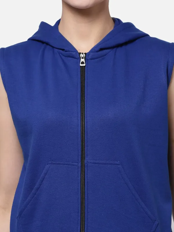 Royal_Half_Sleeves_Standard_Length_Cotton_Fleece_Premium_Jacket_With_Hood_For_Women_&_Girls