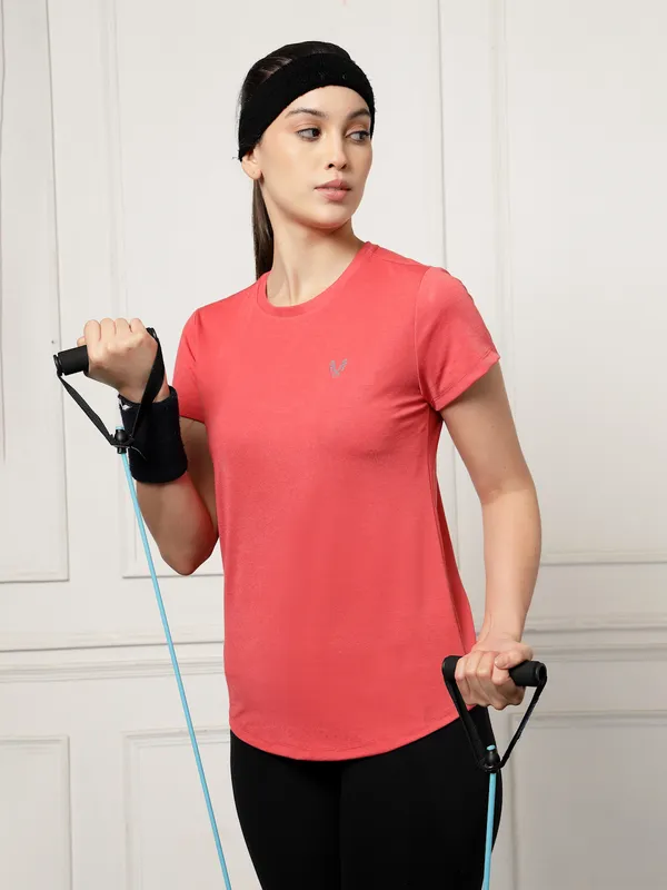 UZARUS_Women's_Regular_Fit_Gym_T-Shirt__Soft,_Breathable_&_Quick-Dry_Activewear__Ideal_for_Workout_,_Yoga,_Running,_Exercise,_Casual_Outings_&_Everyday_Comfort__Lightweight_&_Stretchable_Sportswear_Top_for_women