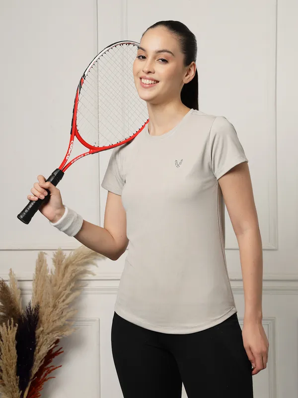 UZARUS_Women's_Regular_Fit_Gym_T-Shirt__Soft,_Breathable_&_Quick-Dry_Activewear__Ideal_for_Workout_,_Yoga,_Running,_Exercise,_Casual_Outings_&_Everyday_Comfort__Lightweight_&_Stretchable_Sportswear_Top_for_women