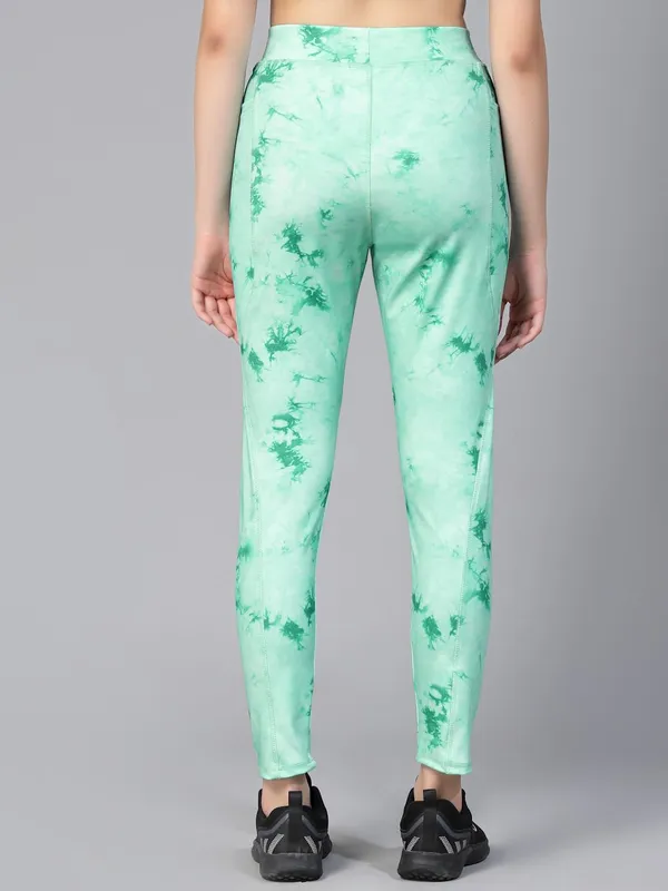 Green_Gym_Wear_Cotton_Stretchable_Leggings_For_Women