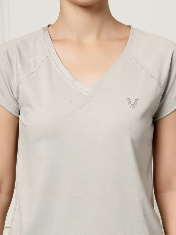 UZARUS_Women's_V-Neck_Regular_Fit_Gym_T-Shirt_|_Soft,_Lightweight_&_Quick-Dry_Fabric_|_Activewear_Top_for_Workout,_Yoga,_Running,_Exercise,_Casual_&_Daily_Wear_|_Breathable_Fitness_T-Shirt_for_Everyday_Comfort