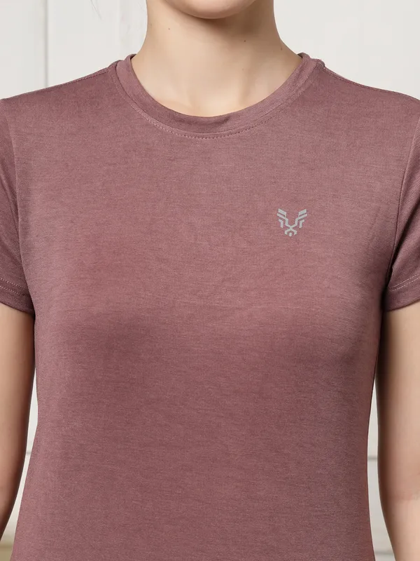 UZARUS_Women's_Regular_Fit_Gym_T-Shirt__Soft,_Breathable_&_Quick-Dry_Activewear__Ideal_for_Workout_,_Yoga,_Running,_Exercise,_Casual_Outings_&_Everyday_Comfort__Lightweight_&_Stretchable_Sportswear_Top_for_women