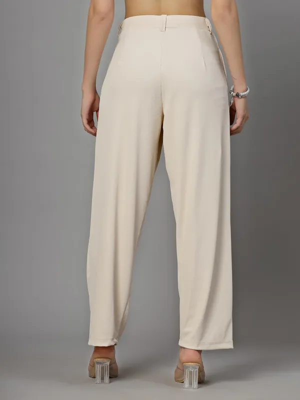 Beige_Relaxed_Fit_Trouser_2_Pockets_Baggy_Pants_For_Women_&_Girls